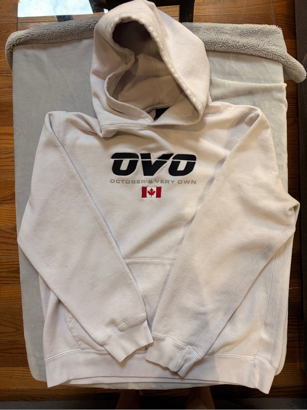 OVO October’s Very Own Hoodie White Owl Logo XL